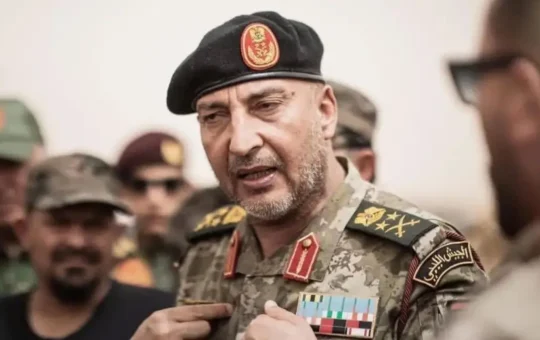 Libyan military chief plane crash