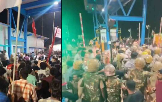 Kumbala Toll Plaza Protest: കുമ്പള ടോൾപ്ലാസ അടിച്ചു തകര്ത്തു, 500 പേർക്കെതിരെ പോലീസ് കേസ് Kumbala Toll Plaza Protest