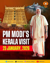PM Modi Kerala Visit 2026