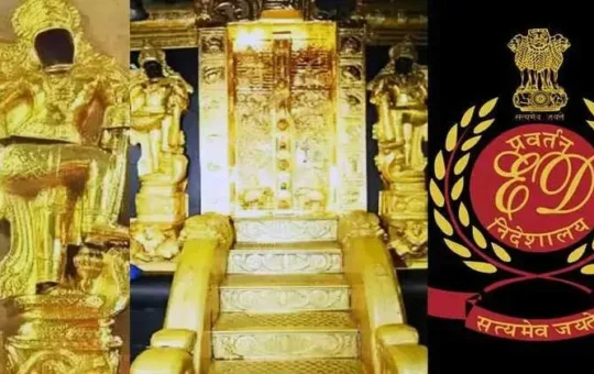 Sabarimala Gold Smuggling Case Officer Removed സ്വർണ്ണക്കടത്ത് കേസ് അന്വേഷിച്ച ഇഡി ഉദ്യോഗസ്ഥനെ പുറത്താക്കി