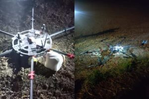 Suspected Pak Drones Seen