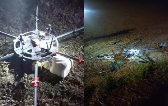 Suspected Pak Drones Seen